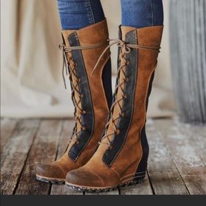 Cate the great sorel wedge boot size 8